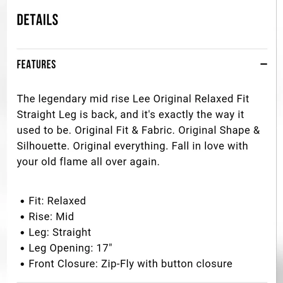 Relaxed Fit Mid Rise Straight Leg Jeans - Picture 2 of 8